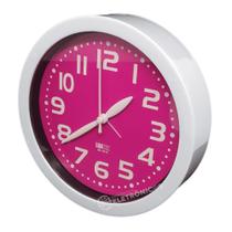 Relógio Redondo Despertador Mesa/Parede Horário Sala Cozinha Pontual ZB3010