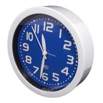 Relógio Redondo Despertador Mesa/Parede Horário Sala Cozinha Pontual ZB3010