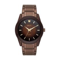 Relógio Relic Rylan ZR77312 Brown em aço inoxidável masculino 45 mm Relógio Relic Rylan ZR77312 Brown em aço inoxidável masculino 45 mm