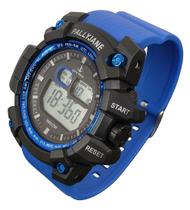 Relogio Resisnte Azul Redondo Militar Anti Impacto Moda 2025