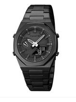 Relógio Resistente Esportivo Moderno Preto Quartzo - Tomate