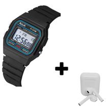 Relógio Retro Digital Aqua Aq 81+ Fone Sem Fio Ios/android