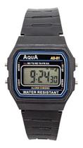Relógio Retro Digital De Pulso Marca Aqua Aq 81 Barato