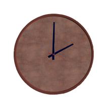 Relógio Round Corten Mostrador Aço Corten 50 Cm