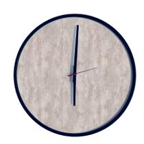 Relógio Round Preto Metropolitan Ponteiro Preto 30Cm