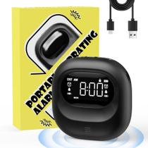 Relógio Roxicosly, alarme vibratório, sem fio, recarregável por USB