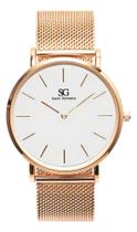 Relógio Saint Germain Nolita Rosé Gold 40mm Branco