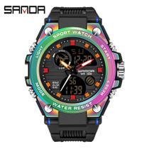 Relógio SANDA 739 colorido resistente à água para homens - Generic