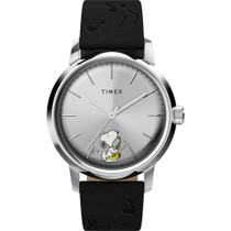 Relógio: Saxofonista Automático Timex x Peanuts Marlin 40mm