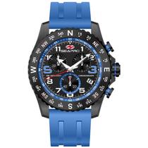 Relógio Seapro SP9735 Quartzo Mostrador Preto Pulseira de Borracha Relógio Seapro SP9735 Quartzo Mostrador Preto Pulseira de Borracha