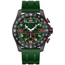 Relógio Seapro SP9736 Masculino com Mostrador Verde e Pulseira de Borracha Relógio Seapro SP9736 Masculino com Mostrador Verde e Pulseira de Borracha
