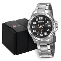 Relógio Seculus 20787GOSVNA2 Masculino Prata Original Garantia