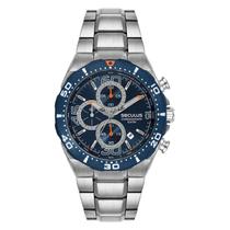 Relógio Seculus Cronógrafo 77351GPSVOA2 44mm Aço Inox