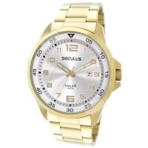 Relogio Seculus De Pulso Masculino Casual Original Lançamento Long Life
