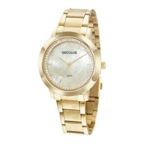 Relógio Seculus Feminino 77147Lpsvds1 Fashion Dourado