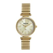 Relógio Seculus Feminino 77226LPSVDS1 Fashion Dourado 50m