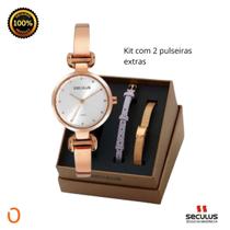 Relógio Seculus Feminino Analógico 77172LPSVRB3 ROSE F C