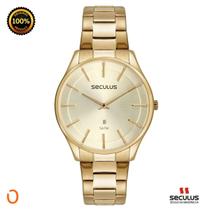 Relógio Seculus Feminino Analógico 77182GPSVDA2 Dourado FCP