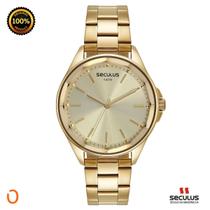 Relógio Seculus Feminino Analógico 77185LPSVDS1 D VIDRO LAP