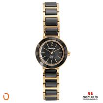 Relógio Seculus Feminino Analógico 77238LPSVDQ1 DP CERAMICA