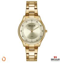 Relógio Seculus Feminino Analógico 77281LPSVDS1 Dourado FCP