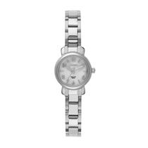 Relógio SECULUS Feminino Analógico Prata em Aço Sofisticado Pequeno REF. 23757L0SVNA2