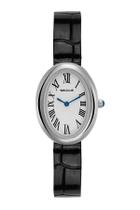 Relógio Seculus Feminino Analógico Vintage Oval Prata Couro Preto 44369L0SVNC2 Relógio Seculus Feminino Analógico Vintage Oval Prata Couro Preto 44369L0SVNC2