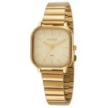 Relógio SECULUS Feminino Clássico Dourado Quadrado REF. 77110LPSVDS1 Relógio SECULUS Feminino Clássico Dourado Quadrado REF. 77110LPSVDS1