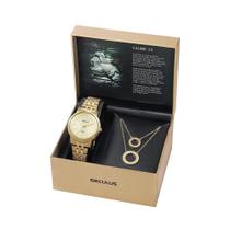 Relógio Seculus Feminino Dourado 20890Lpskda1K1