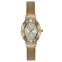 Relógio Seculus Feminino Dourado Oval Lady Luxo Aço Relógio Seculus Feminino Dourado Oval Lady Luxo Aço