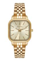 Relógio Seculus Feminino Dourado Quadrado Minimalista Aço Inox Moderno 3ATM 44284LPSVDS1 Relógio Seculus Feminino Dourado Quadrado Minimalista Aço Inox Moderno 3ATM 44284LPSVDS1