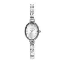 Relógio Seculus Feminino Ref: 44367l0svnb2 Oval Bracelete Prateado