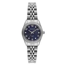 Relógio Seculus Feminino Ref: 77256l0svna2 Clássico Aço Prateado