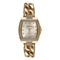 Relógio Seculus Feminino Ref: 77274lpsvds1 Bracelete Retangular Dourado
