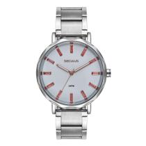 Relógio Seculus Feminino Ref: 77319l0svns2 Fashion Prateado