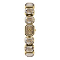 Relógio Seculus Feminino Ref: 77333lpsvdb8 Retangular Bracelete Dourado