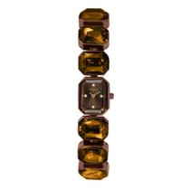 Relógio Seculus Feminino Ref: 77333lpsvmb6 Retangular Bracelete Chocolate