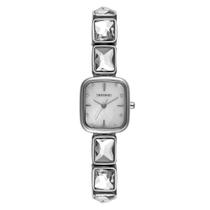 Relógio Seculus Feminino Ref: 77334l0svnb2 Retangular Bracelete Prateado