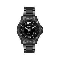 Relógio Seculus Long Life Masculino Casual Preto Original