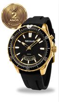 Relógio Seculus Masculino Analógico Digital De Pulso Esportivo Caixa em Aço inoxidavel E Pulseira Silicone Preta A Prova DÁgua 100 Metros Original Relógio Seculus Masculino Analógico Digital De Pulso Esportivo Caixa em Aço inoxidavel E Pulseira Silicone Preta A Prova DÁgua 100 Metros Original