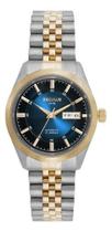 Relógio Seculus Masculino Automático Bicolor Azul 77361gpsvb Prateado Dourado Azul Relógio Seculus Masculino Automático Bicolor Azul 77361gpsvb Prateado Dourado Azul