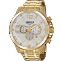 Relógio Seculus Masculino Chronograph 20909GPSVDA5