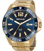 Relógio Seculus Masculino Long Life 20809GPSVDA2