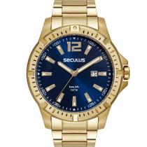 Relógio Seculus Masculino Long Life 44208GPSVDA3