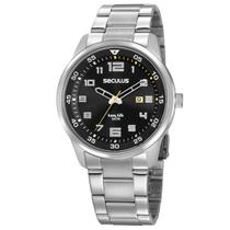 Relógio Seculus Masculino Prata com Pulseira de Aço Original Relógio Seculus Masculino Prata com Pulseira de Aço Original
