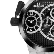 Relógio Seculus Masculino Prime Prata 20945Gpsvca1