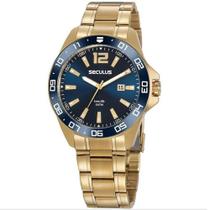 Relógio Seculus Masculino Ref: 20809gpsvda2 Casual Dourado