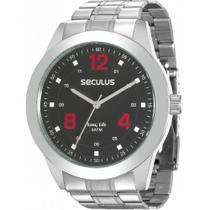 Relógio Seculus Masculino Ref: 28886g0svna1 Casual Prateado