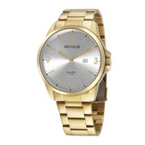 Relógio Seculus Masculino Ref: 44046gpsvda2 Social Dourado Relógio Seculus Masculino Ref: 44046gpsvda2 Social Dourado