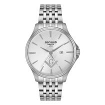 Relógio Seculus Masculino Ref: 44201g0svna3 Maçonaria Prateado Relógio Seculus Masculino Ref: 44201g0svna3 Maçonaria Prateado